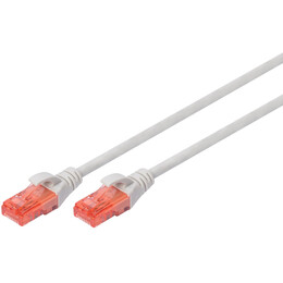 Патч-корд Digitus (DK-1612-050) CAT 6, UTP, 5 м, AWG 26/7, PVC, сірий