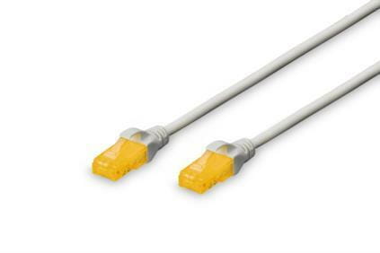 Патч-корд Digitus (DK-1613-A-010) CAT 6A, U/UTP, 1 м, AWG 26/7, Cu, LSZH, сірий