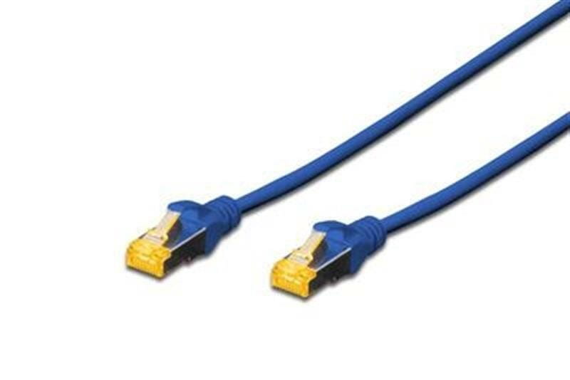 Патч-корд Digitus (DK-1644-A-050/B) cat.6a, S-FTP, 5м, AWG 26/7, LSZH, синій
