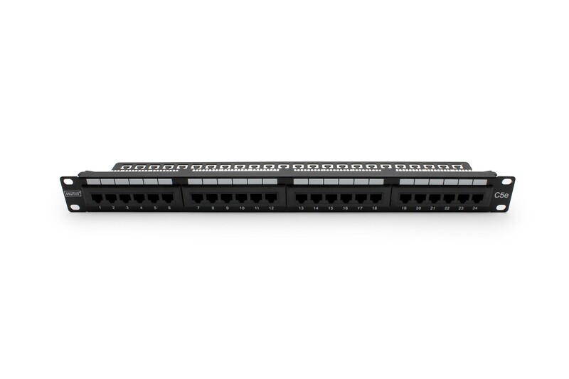 Патч-панель Digitus (DN-91524U) 19" 1U 24 порта 5e UTP