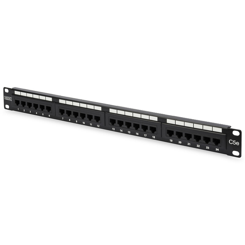 Патч-панель Digitus (DN-91524U) 19" 1U 24 порта 5e UTP