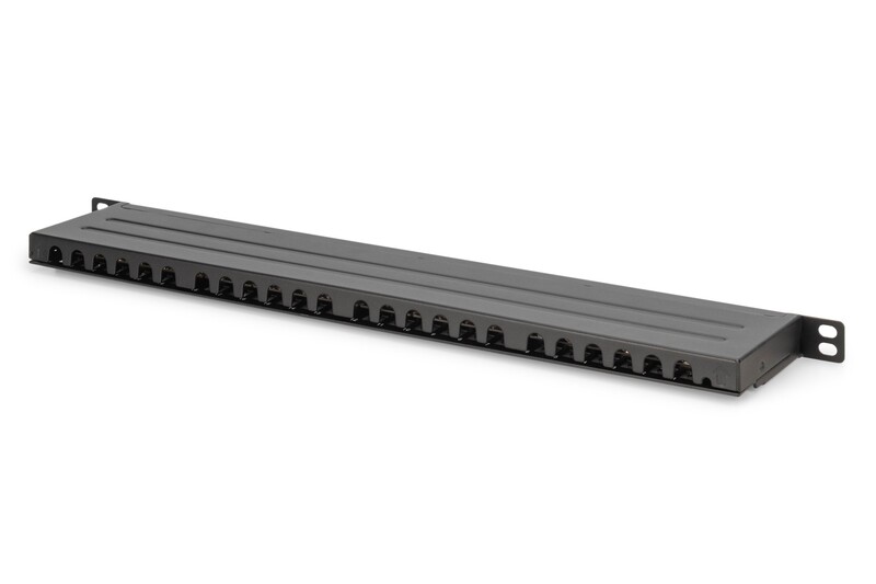 Патч-панель Digitus (DN-91624S-SL-SH) 19" 0.5U, 24 порта, Cat.6 STP в зборі