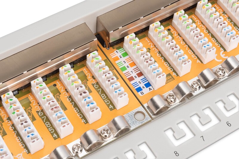 Патч-панель Digitus (DN-91624S) 19 "1U, 24 порти, Cat.6 STP в комплекті