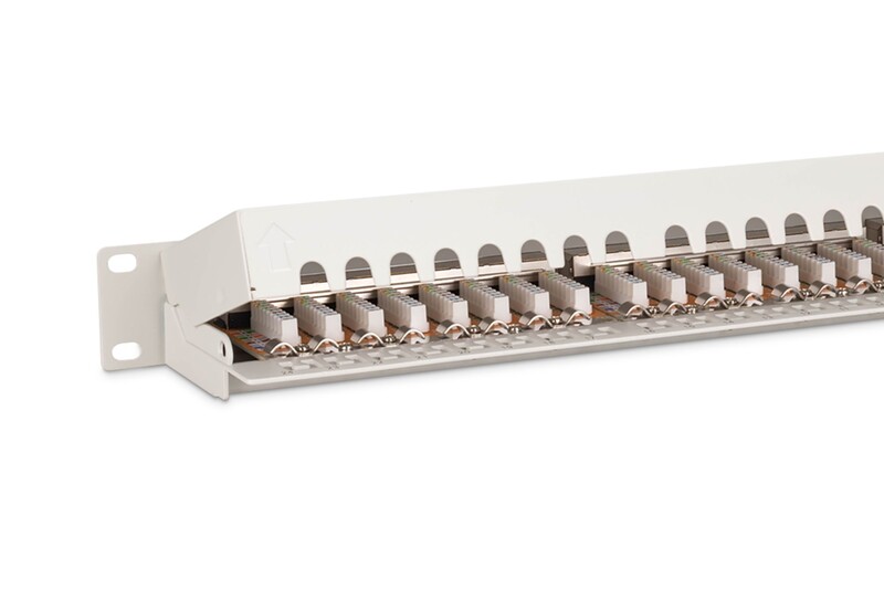 Патч-панель Digitus (DN-91624S) 19 "1U, 24 порти, Cat.6 STP в комплекті