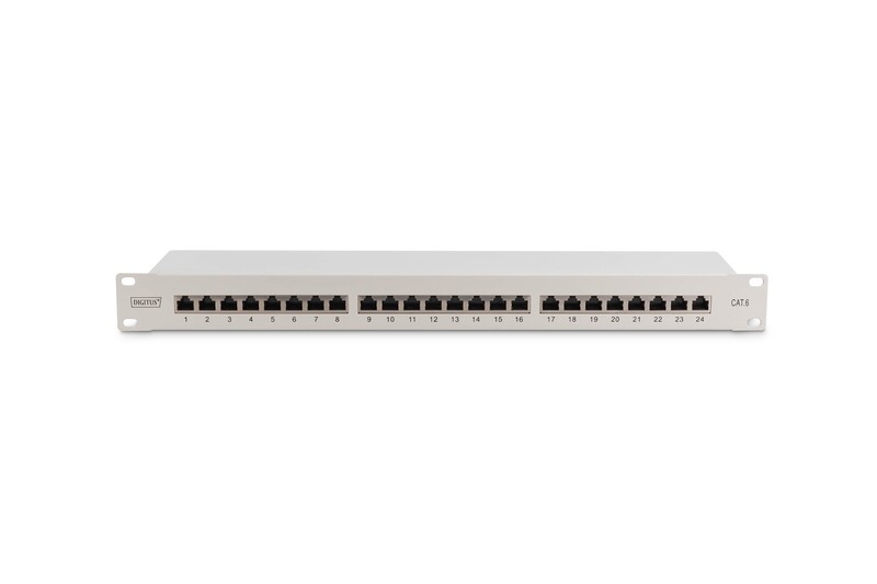 Патч-панель Digitus (DN-91624S) 19 "1U, 24 порти, Cat.6 STP в комплекті