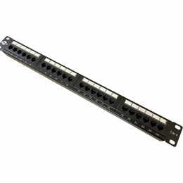 Патч-панель ATcom P6024 19" 24хRJ-45 UTP 1U cat.6