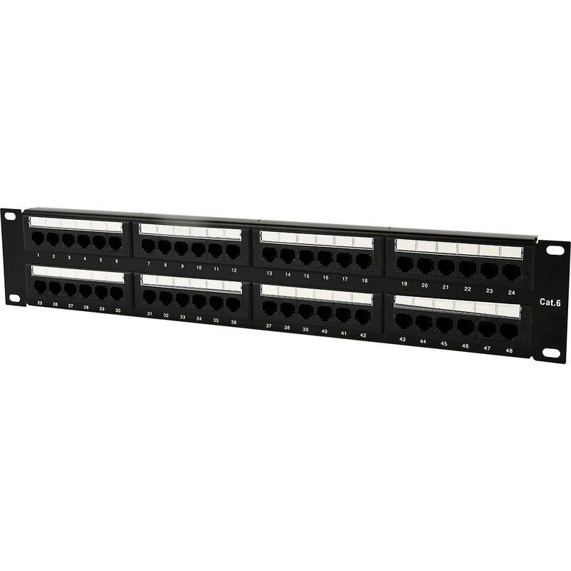 Патч-панель Cablexpert (NPP-C648CM-001) 19" 48 портов, UTP, cat.6