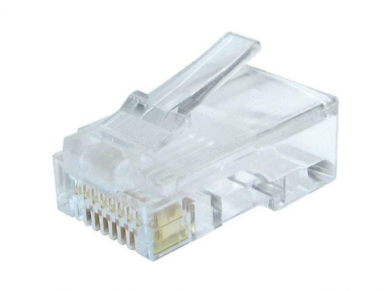 Коннектор RJ 45 Cablexpert (LC-8P8C-002/50) 8P8C, Cat.6, с золоченными контактами (50 шт/уп)