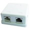 Фото - Розетка Cablexpert (NCAC-HS-SMB2) 2хRJ-45, Cat5Е, зовнішня, біла | click.ua