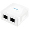 Фото - Розетка Cablexpert (NCAC-2U5E-01) 2хRJ-45, Cat5Е, зовнішня, біла | click.ua