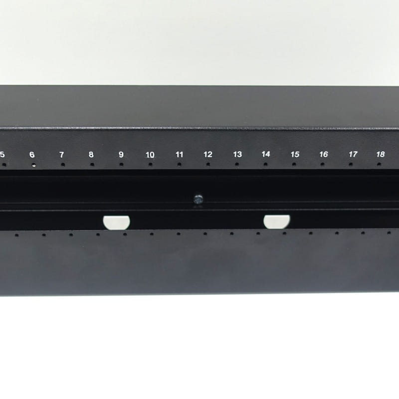 Кронштейн кріплення DIN-рейки CSV 19" 3Uх23Din, чорний