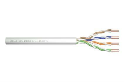 Кабель Digitus кат. 5e U-UTP, 305m, AWG 24/1, Al/Cu, PVC, сірий (ACU-4511-305)
