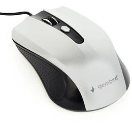 Миша Gembird MUS-4B-01-BS Black/Silver