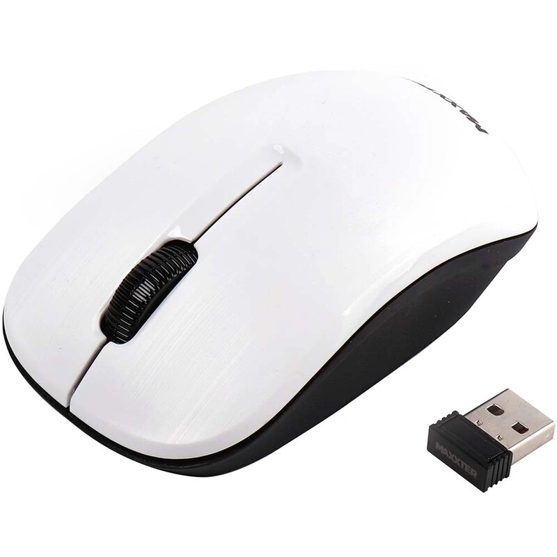 Миша бездротова Maxxter Mr-333-W White USB