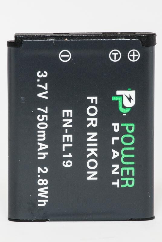 Акумулятор PowerPlant Nikon EN-EL19 750mAh (DV00DV1305)