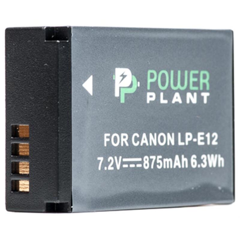 Акумулятор PowerPlant Canon LP-E12 875mAh (DV00DV1311)