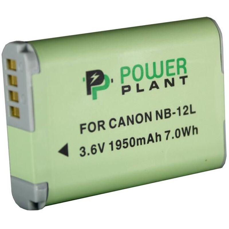 Акумулятор PowerPlant Canon NB-12L 1950mAh (DV00DV1404)