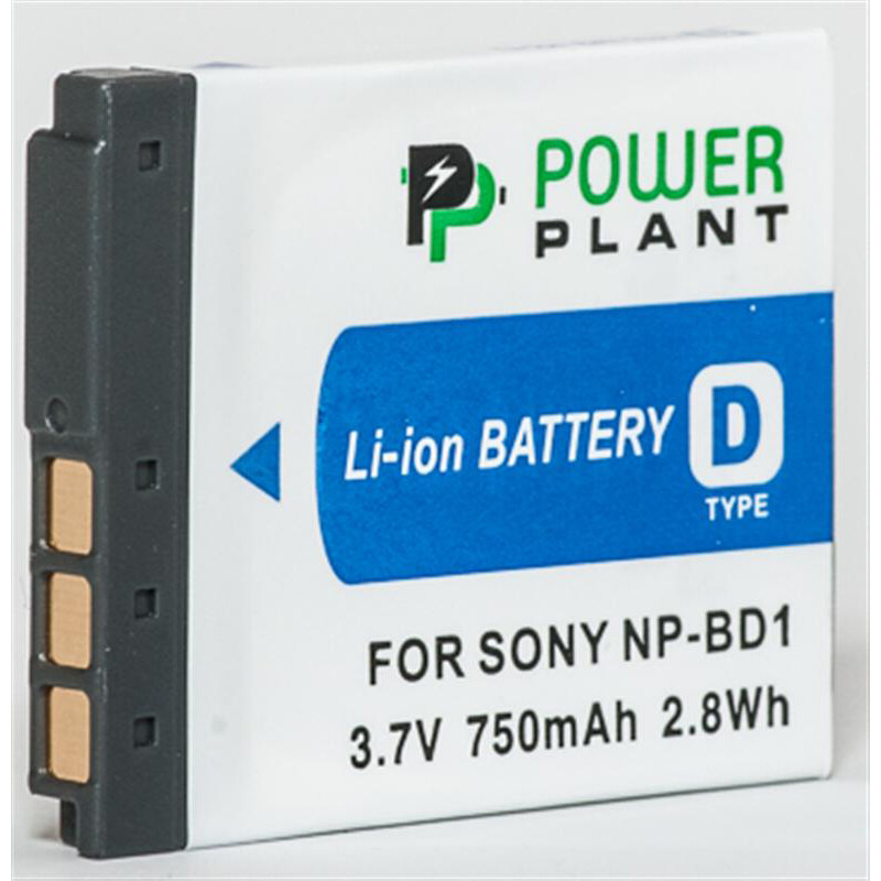 Акумулятор PowerPlant Sony NP-BD1, NP-FD1 750mAh (DV00DV1204)