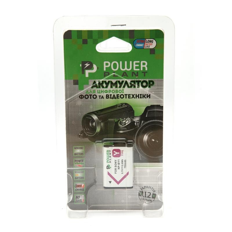 Акумулятор PowerPlant Sony NP-BY1 750mAh (DV00DV1409)