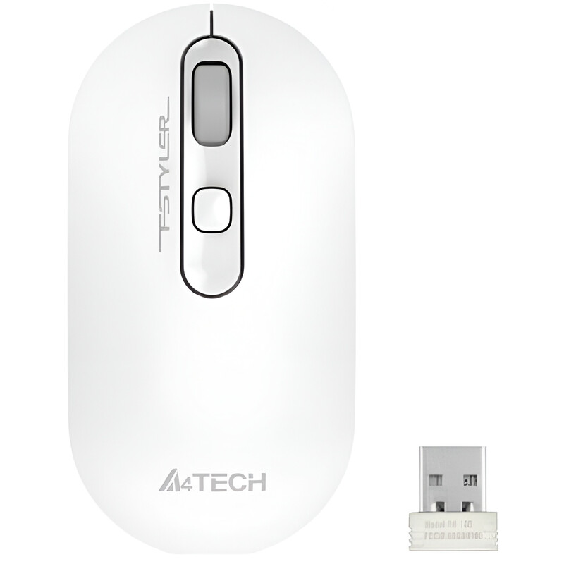 Мышь беспроводная A4Tech FG20 White