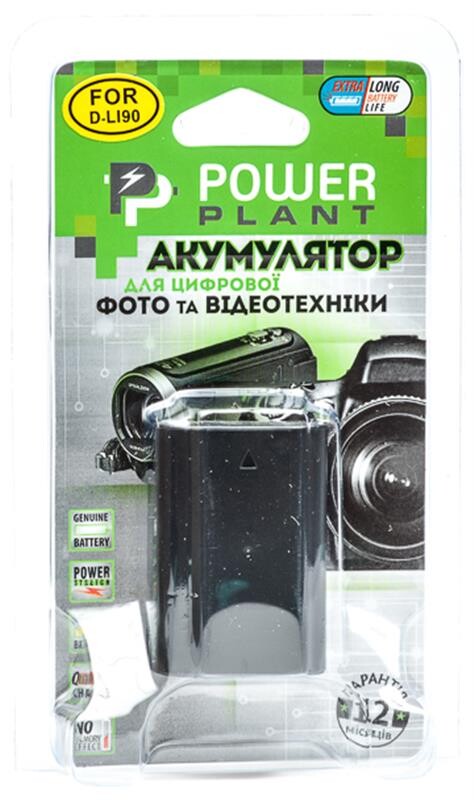 Акумулятор PowerPlant Pentax D-Li90 1600mAh (DV00DV1281)
