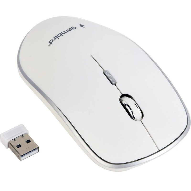 Мышь беспроводная Gembird MUSW-4B-01-W White USB