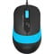 Фото - Мышь A4Tech FM10S Blue/Black | click.ua