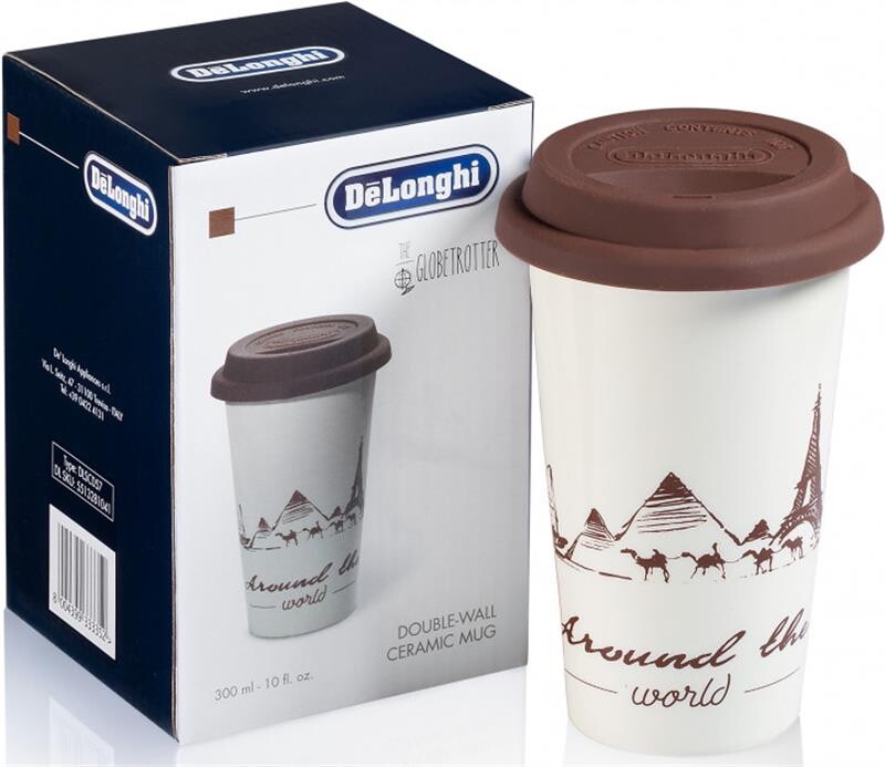 Термокружка Delonghi DLSC057 The Globetrotte, 350 мл