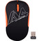 Фото - Мишка бездротова A4Tech G3-300N Black/Orange USB V-Track | click.ua