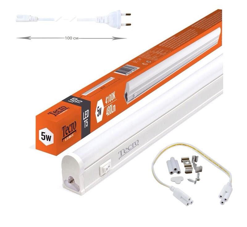 Світильник LED Tecro TL-T5-5W-4.1K 5W 4100K