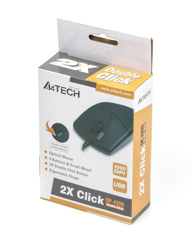 Мышь A4Tech OP-620D Black