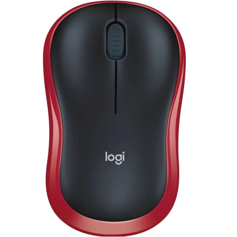 Мышь беспроводная Logitech M185 Red (910-002240)