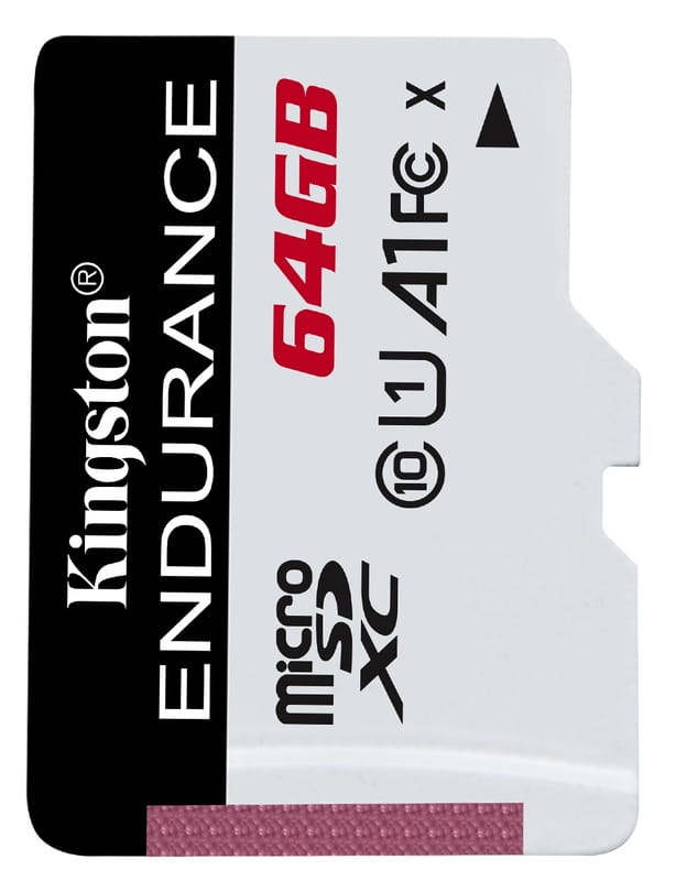Карта памяти MicroSDXC  64GB UHS-I Class 10 Kingston High Endurance R95/W30MB/s (SDCE/64GB)