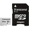 Фото - Карта пам`ятi MicroSDXC 64GB UHS-I Class 10 Transcend 300S + SD-adapter (TS64GUSD300S-A) | click.ua