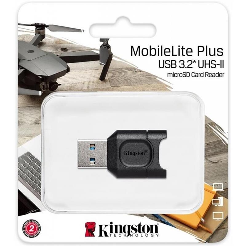 Картрідер USB3.2 MobileLite Plus microSD Black (MLPM)