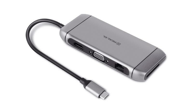 USB-хаб REAL-EL CQ-900 3 ports
