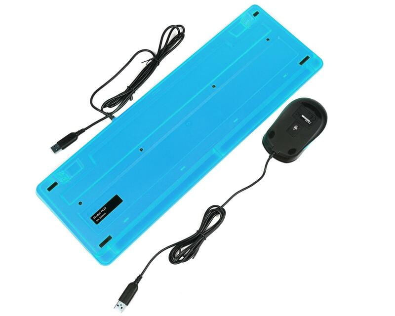 Комплект (клавиатура, мышь) A4Tech F1010 Black/Blue