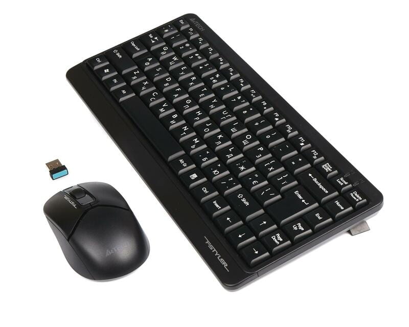 Комплект (клавіатура, миша) бездротовий A4Tech FG1112 Black