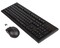Фото - Комплект (клавіатура, миша) бездротовий A4Tech 3000N Black USB | click.ua