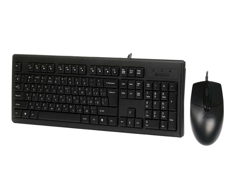 Комплект (клавиатура, мышь) A4Tech KR-8372 Black