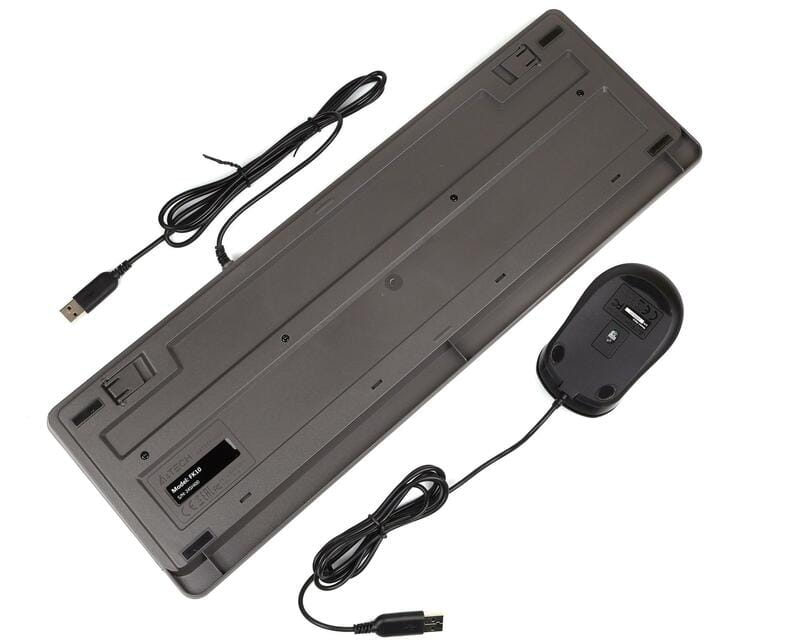 Комплект (клавиатура, мышь) A4Tech F1010 Black/Grey