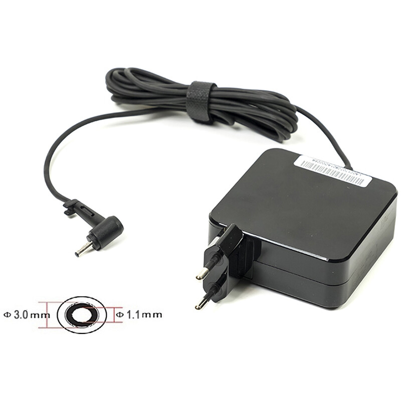 Блок живлення PowerPlant для ноутбуков Acer 220V, 19V 65W 3.42A, 3.0х1.1мм, wall mount (WM-AC65F3011)