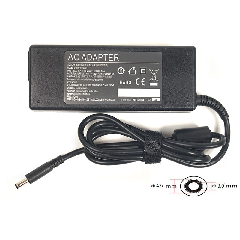 Блок живлення PowerPlant для ноутбука Dell 220V, 19.5V 90W 4.62A, 4.5х3.0мм (DL90G4530)