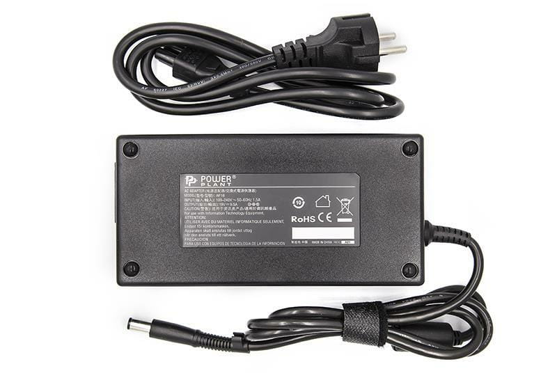 Блок живлення PowerPlant для ноутбуков HP 220V, 19V 180W 9.5A (7.4*5.0) (HP180F7450)