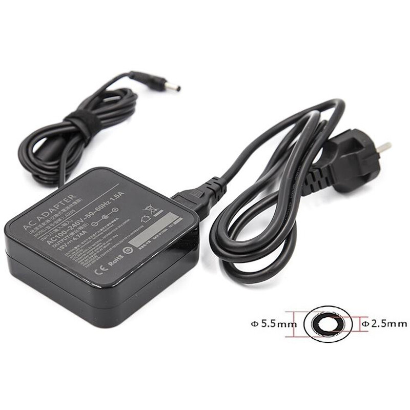 Блок живлення PowerPlant для ноутбуков Asus 220V, 19V 90W 4.74A (5.5*2.5) wall mount (WM-AS90F5525)