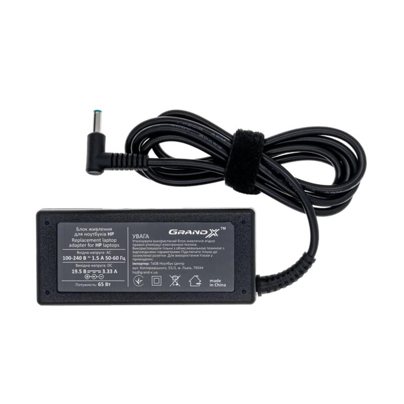 Блок живлення для ноутбука Grand-X Compaq 19.5V 3.33A 65W 4.5x3мм (ACHPL65WS3)