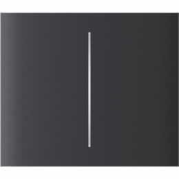 Кнопка центральна для двоклавішного вертикального вимикача Ajax CenterButton Vertical (2-gang) for LightSwitch Jeweller Graphite