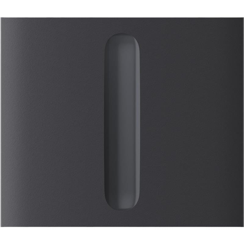 Кнопка центральна для одноклавішного вертикального вимикача димера Ajax CenterButton Vertical Dimmer (1-gang/2-way) for LightSwitch Jeweller Graphite