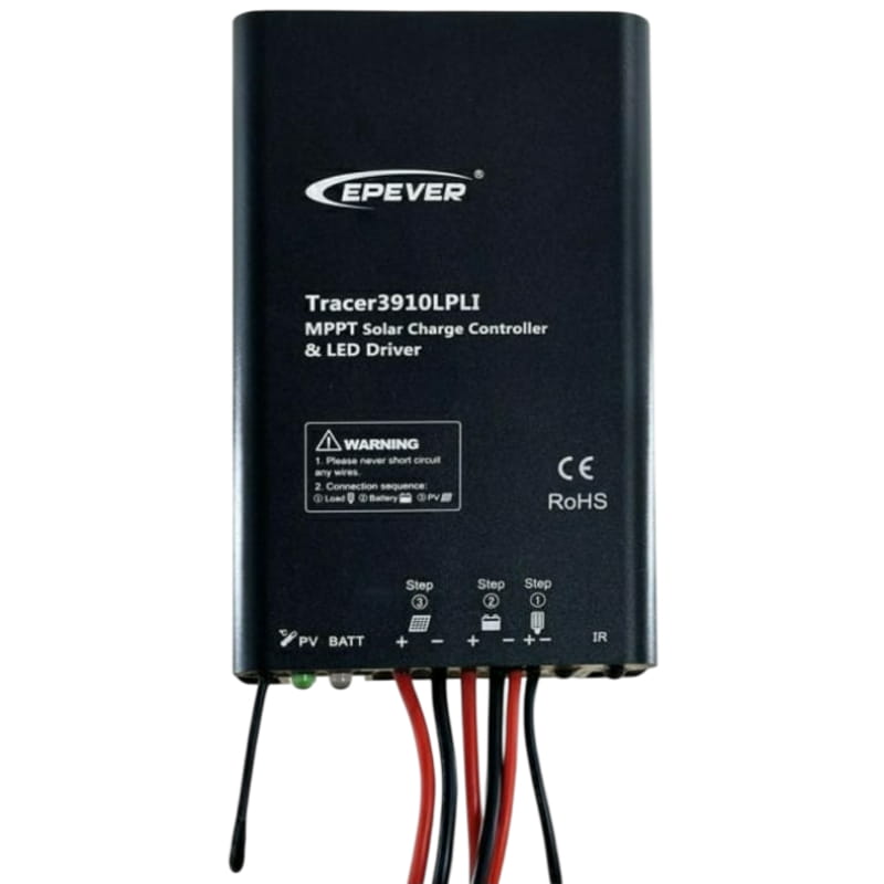 Контролер автономного освітлення Epsolar Tracer3910LPLI 15A, 12/24V MPPT Solar