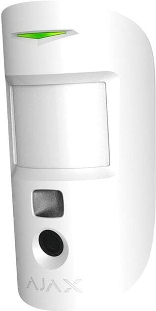 Бездротовий датчик руху Ajax HDR MotionCam Jeweller White